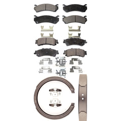 Transit Auto KFN-100658 Disc Brake Pad for 1999-2007 Chevrolet Silverado 1500 Classic, GMC Sierra 1500 Classic and More - Front and Rear