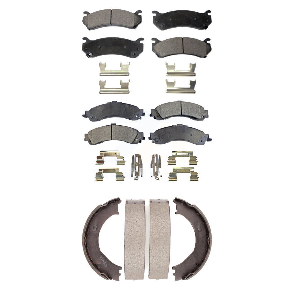 Transit Auto KFN-100667 Disc Brake Pad for 2006 Chevrolet Silverado 1500, GMC Sierra 1500 - Front and Rear