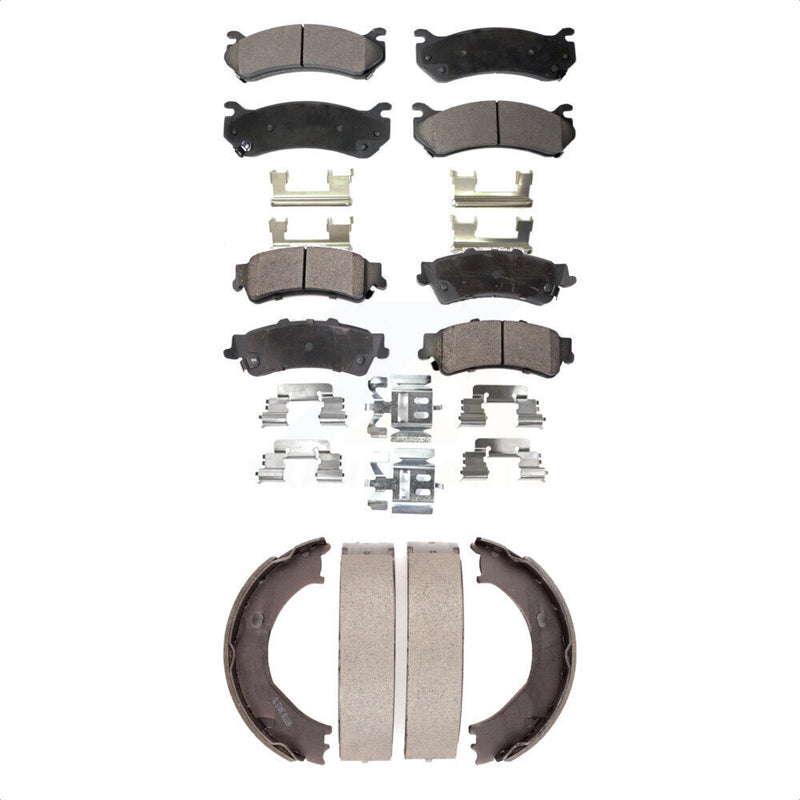 Transit Auto KFN-100668 Disc Brake Pad for 2006 Chevrolet Silverado 1500, GMC Sierra 1500 - Front and Rear