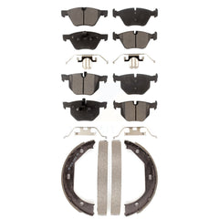 Transit Auto KFN-100676 Disc Brake Pad for 2006-2007 BMW 335xi, BMW 330i, BMW 330xi - Front and Rear