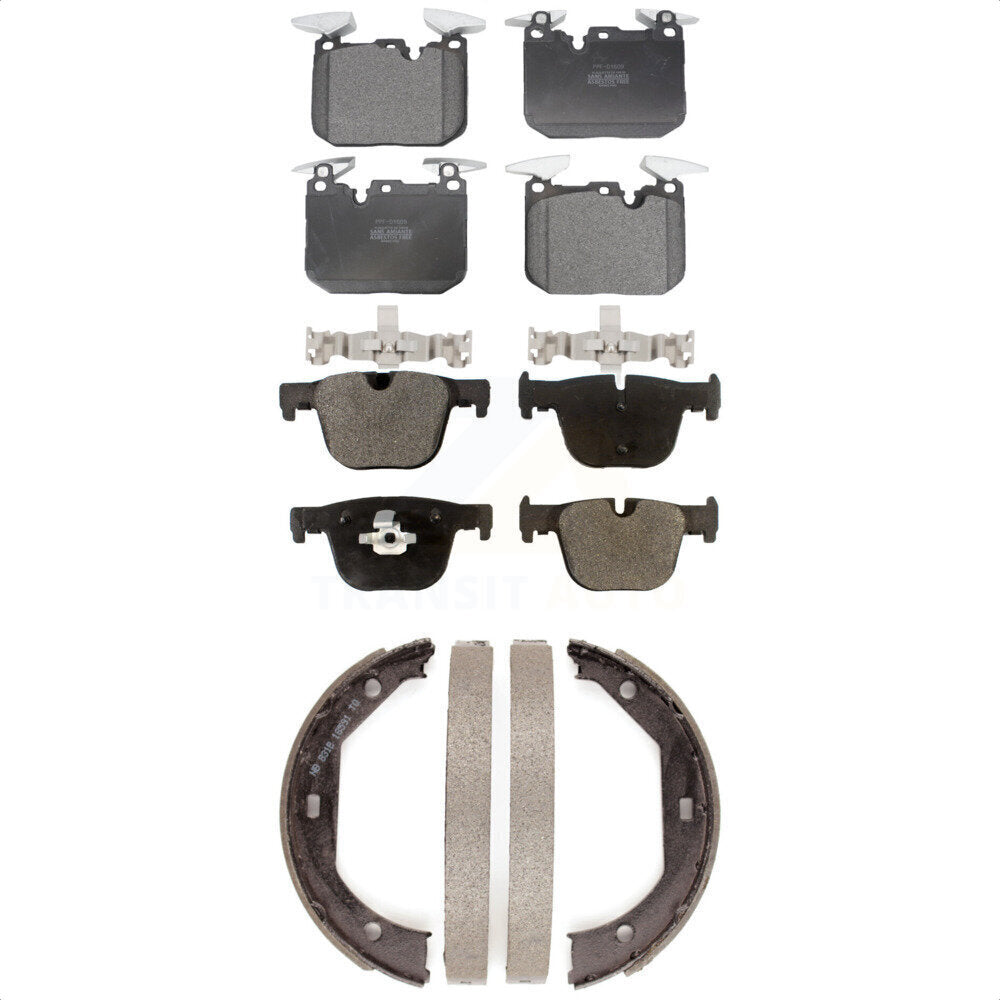 Transit Auto KFN-100677 Disc Brake Pad for 2012-2020 BMW 340i GT xDrive, BMW 440i and More - Front and Rear