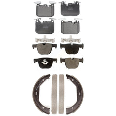 Transit Auto KFN-100677 Disc Brake Pad for 2012-2020 BMW 340i GT xDrive, BMW 440i and More - Front and Rear