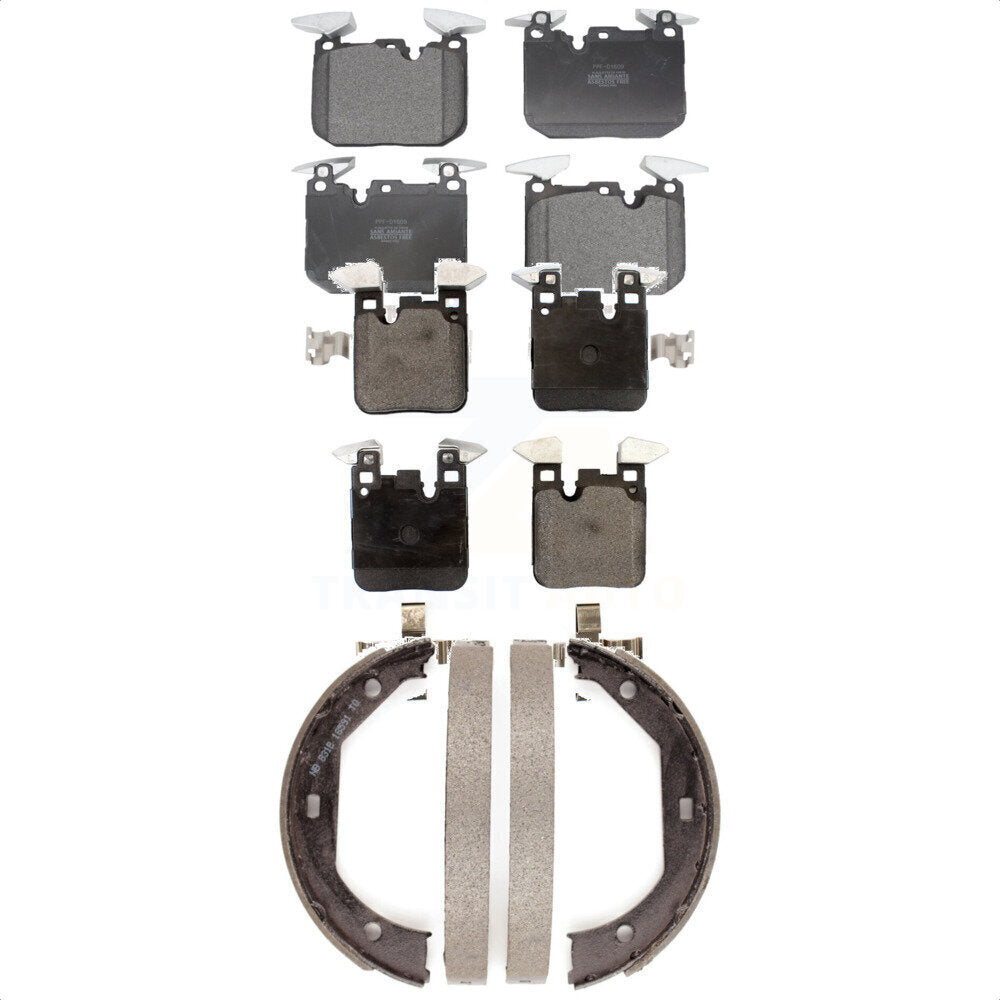 Transit Auto KFN-100678 Disc Brake Pad for 2012-2020 BMW 340i GT xDrive, BMW 440i and More - Front and Rear