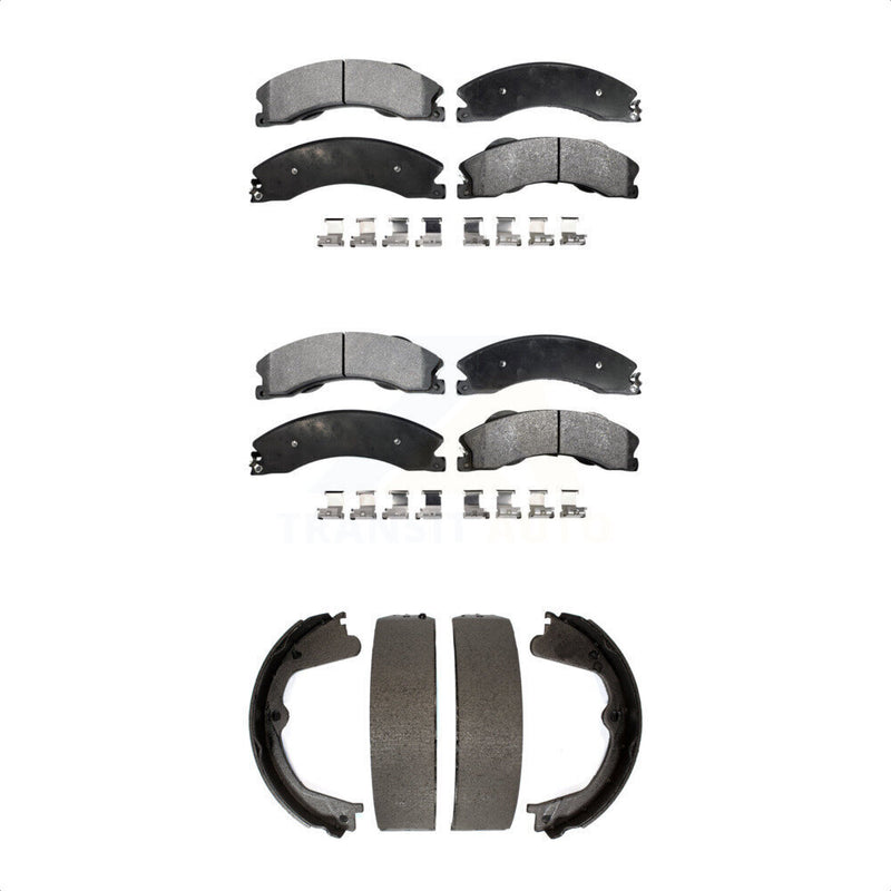 Transit Auto KFN-100679 Disc Brake Pad for 2011-2019 GMC Sierra 2500 HD, GMC Sierra 3500 HD and More - Front and Rear