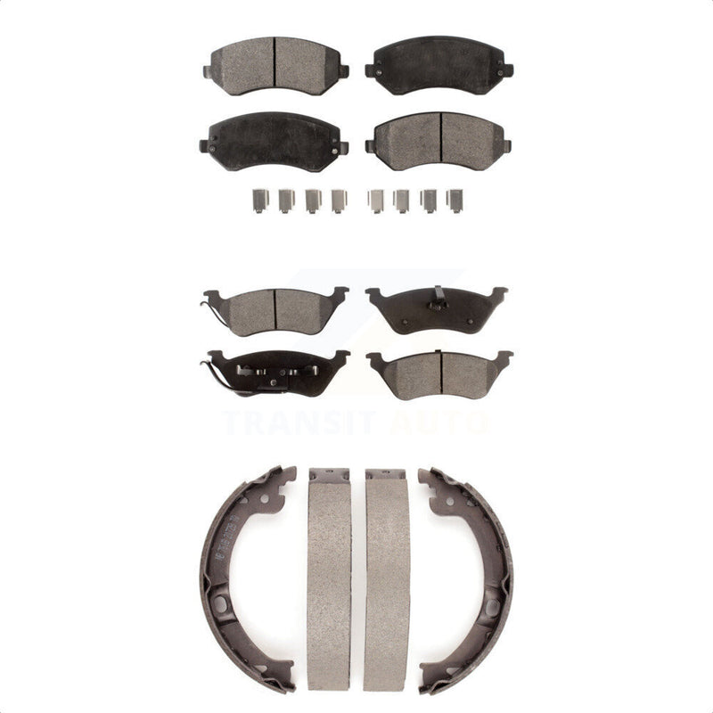 Transit Auto KFN-100680 Disc Brake Pad for 2001 Chrysler Voyager - Front and Rear