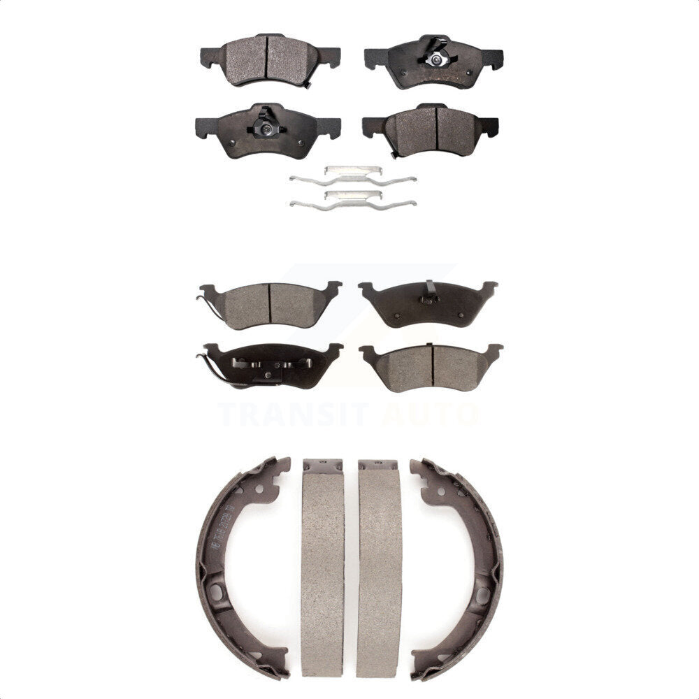 Transit Auto KFN-100681 Disc Brake Pad for 2001-2007 Dodge Grand Caravan, Chrysler Town & Country and More - Front and Rear