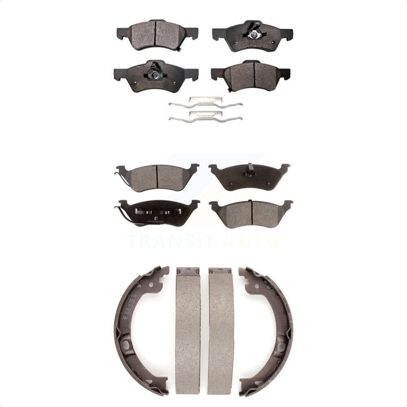 Transit Auto KFN-100681 Disc Brake Pad for 2001-2007 Dodge Grand Caravan, Chrysler Town & Country and More - Front and Rear