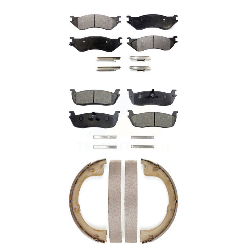 Transit Auto KFN-100687 Disc Brake Pad for 2002 Lincoln Navigator - Front and Rear