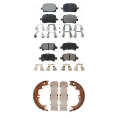 Transit Auto KFN-100693 Disc Brake Pad for 1999-2004 Toyota Solara, Toyota Avalon, Toyota Camry - Front and Rear