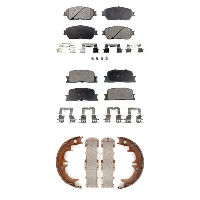 Transit Auto KFN-100696 Disc Brake Pad for 2002-2006 Toyota Camry, Lexus ES330, Lexus ES300 - Front and Rear