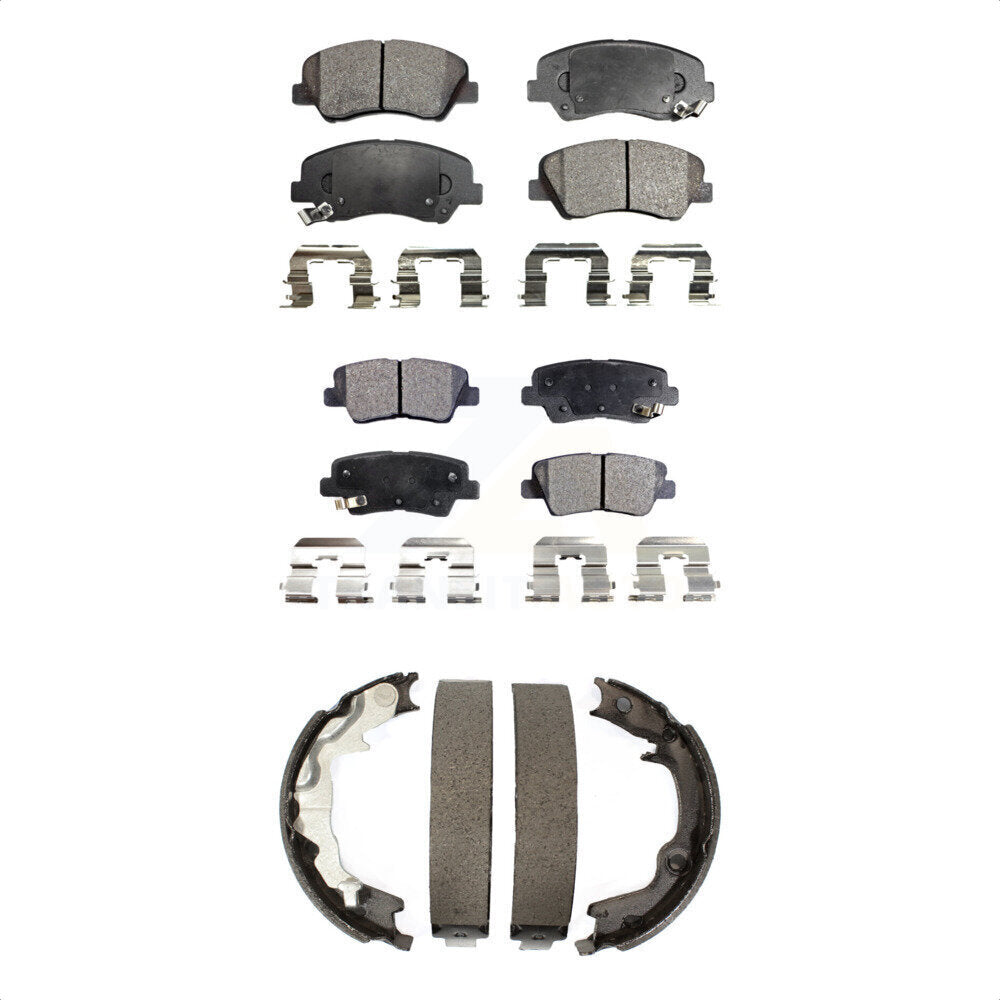 Transit Auto KFN-100698 Disc Brake Pad for 2014 Kia Forte, Kia Forte Koup - Front and Rear