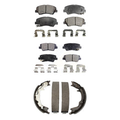 Transit Auto KFN-100698 Disc Brake Pad for 2014 Kia Forte, Kia Forte Koup - Front and Rear