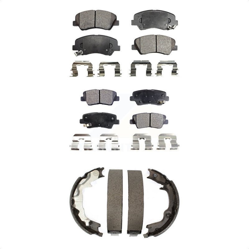 Transit Auto KFN-100698 Disc Brake Pad for 2014 Kia Forte, Kia Forte Koup - Front and Rear