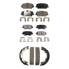 Transit Auto KFN-100699 Disc Brake Pad for 2014 Kia Forte Koup - Front and Rear