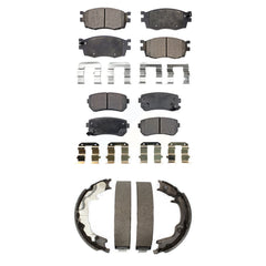 Transit Auto KFN-100700 Disc Brake Pad for 2006-2007 Hyundai Accent, Kia Rio, Kia Rio5 - Front and Rear
