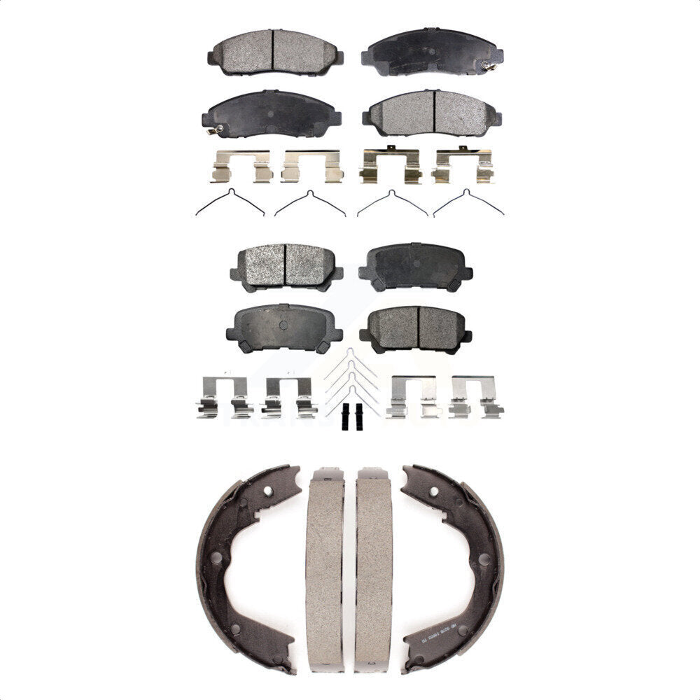 Transit Auto KFN-100701 Disc Brake Pad for 2007-2015 Acura ZDX, Honda Pilot, Acura MDX - Front and Rear