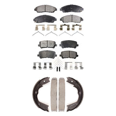 Transit Auto KFN-100701 Disc Brake Pad for 2007-2015 Acura ZDX, Honda Pilot, Acura MDX - Front and Rear