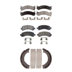 Transit Auto KFN-100703 Disc Brake Pad for 2003-2008 Chevrolet Express 2500, GMC Savana 2500 and More - Front and Rear