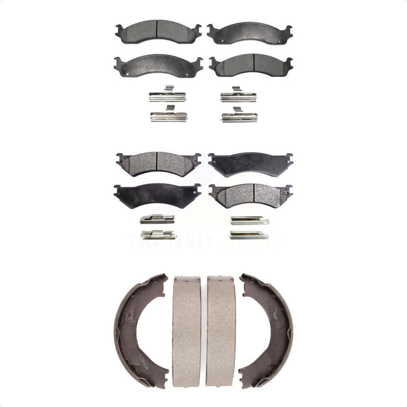 Transit Auto KFN-100705 Disc Brake Pad for 1999-2005 Ford E-250, Ford E-350 Super Duty and More - Front and Rear