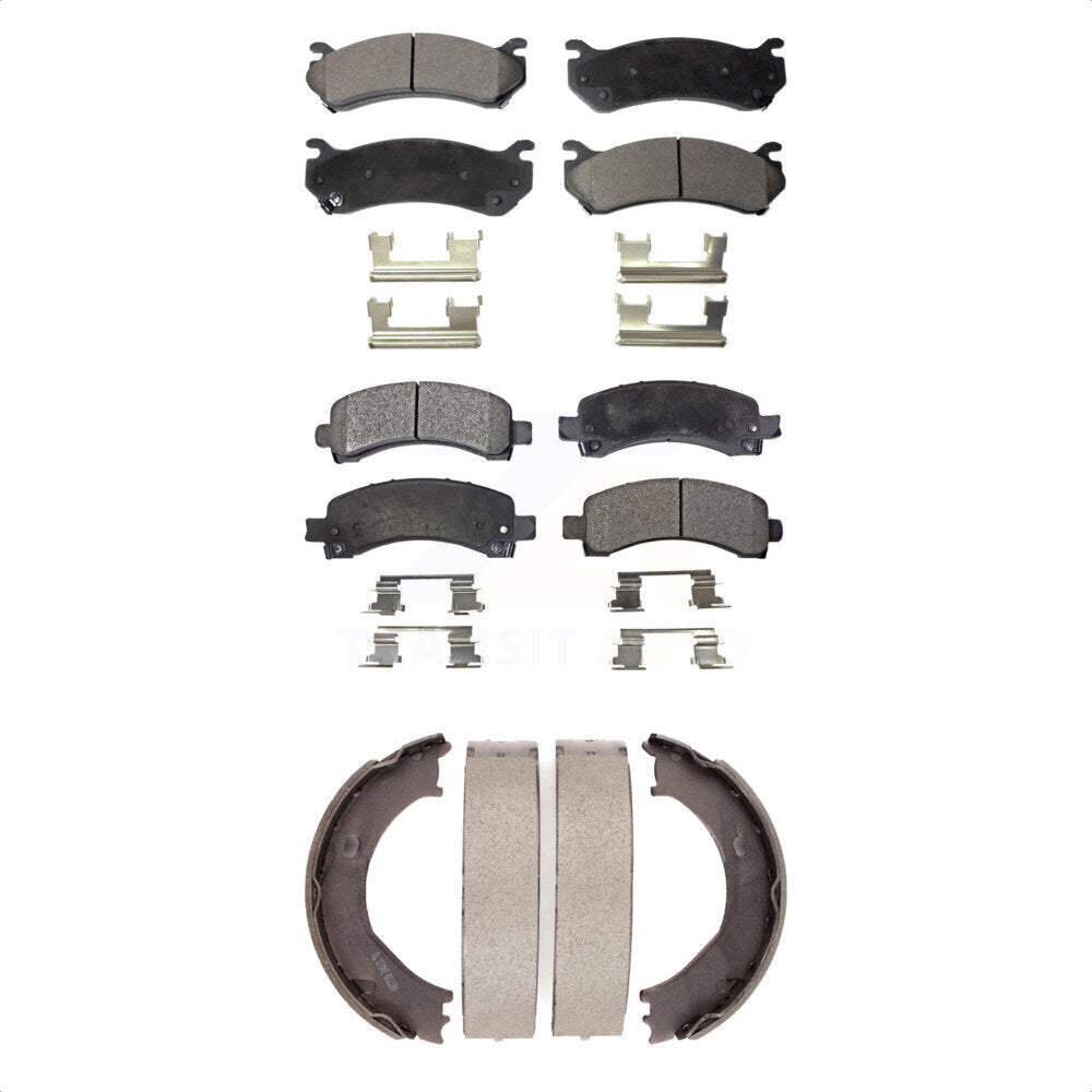 Transit Auto KFN-100706 Disc Brake Pad for 2003-2005 Chevrolet Express 2500, GMC Savana 2500 - Front and Rear