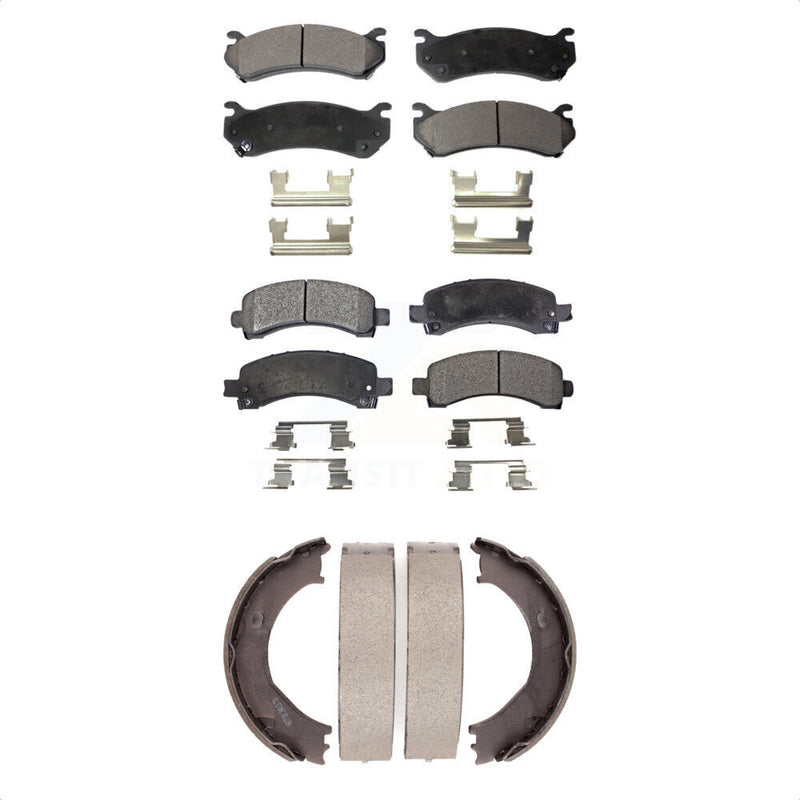 Transit Auto KFN-100706 Disc Brake Pad for 2003-2005 Chevrolet Express 2500, GMC Savana 2500 - Front and Rear