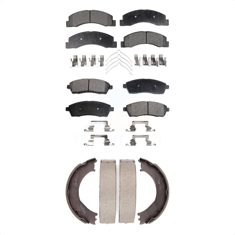 Transit Auto KFN-100707 Disc Brake Pad for 1999-2005 Ford Excursion, Ford F-250 Super Duty, Ford F-350 Super Duty - Front and Rear