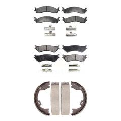 Transit Auto KFN-100709 Disc Brake Pad for 2005-2007 Ford E-250, Ford E-350 Super Duty, Ford E-350 Club Wagon - Front and Rear
