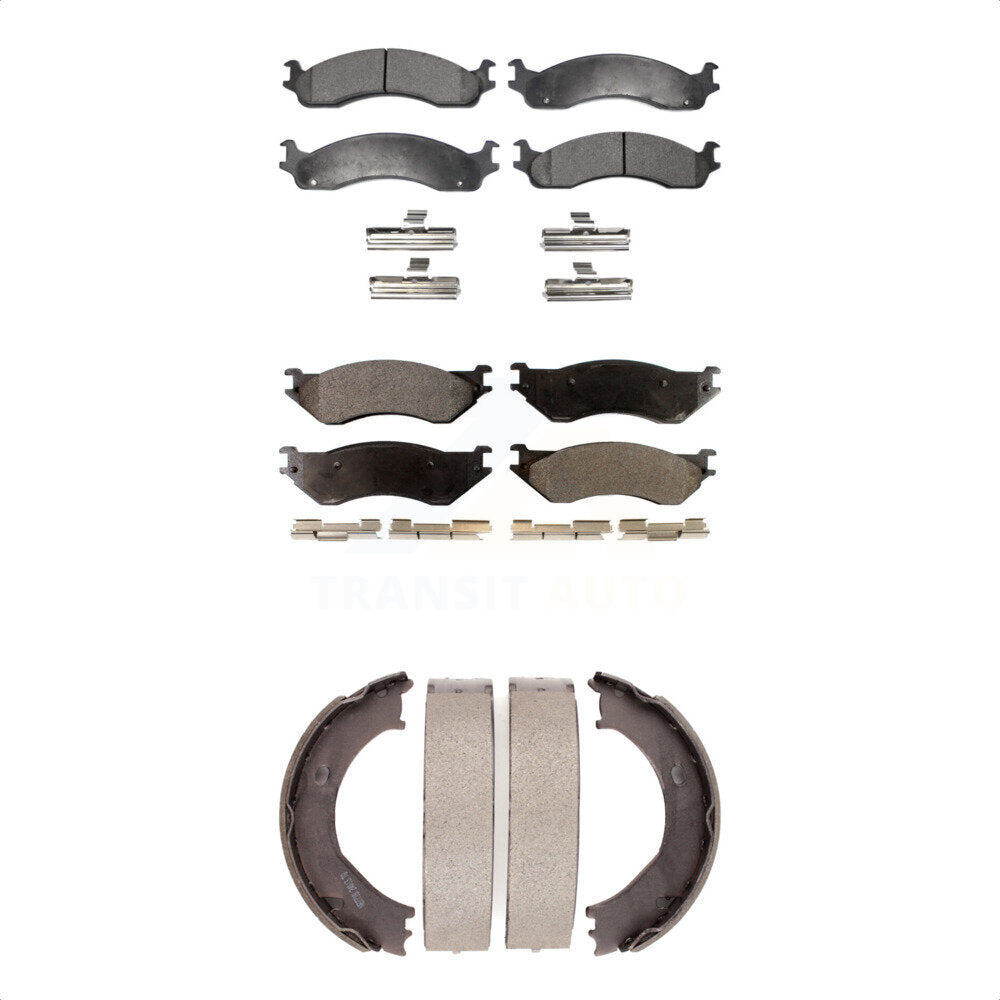 Transit Auto KFN-100710 Disc Brake Pad for 2001-2002 Dodge Ram 2500, Dodge Ram 3500 - Front and Rear