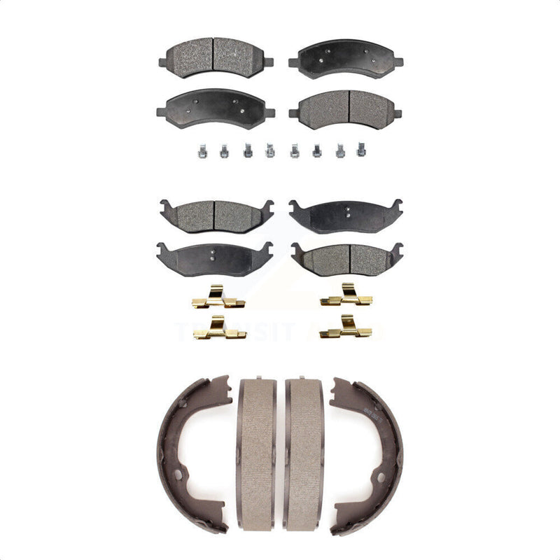 Transit Auto KFN-100714 Disc Brake Pad for 2007-2021 Ram 1500 Classic, Ram 1500 and More - Front and Rear