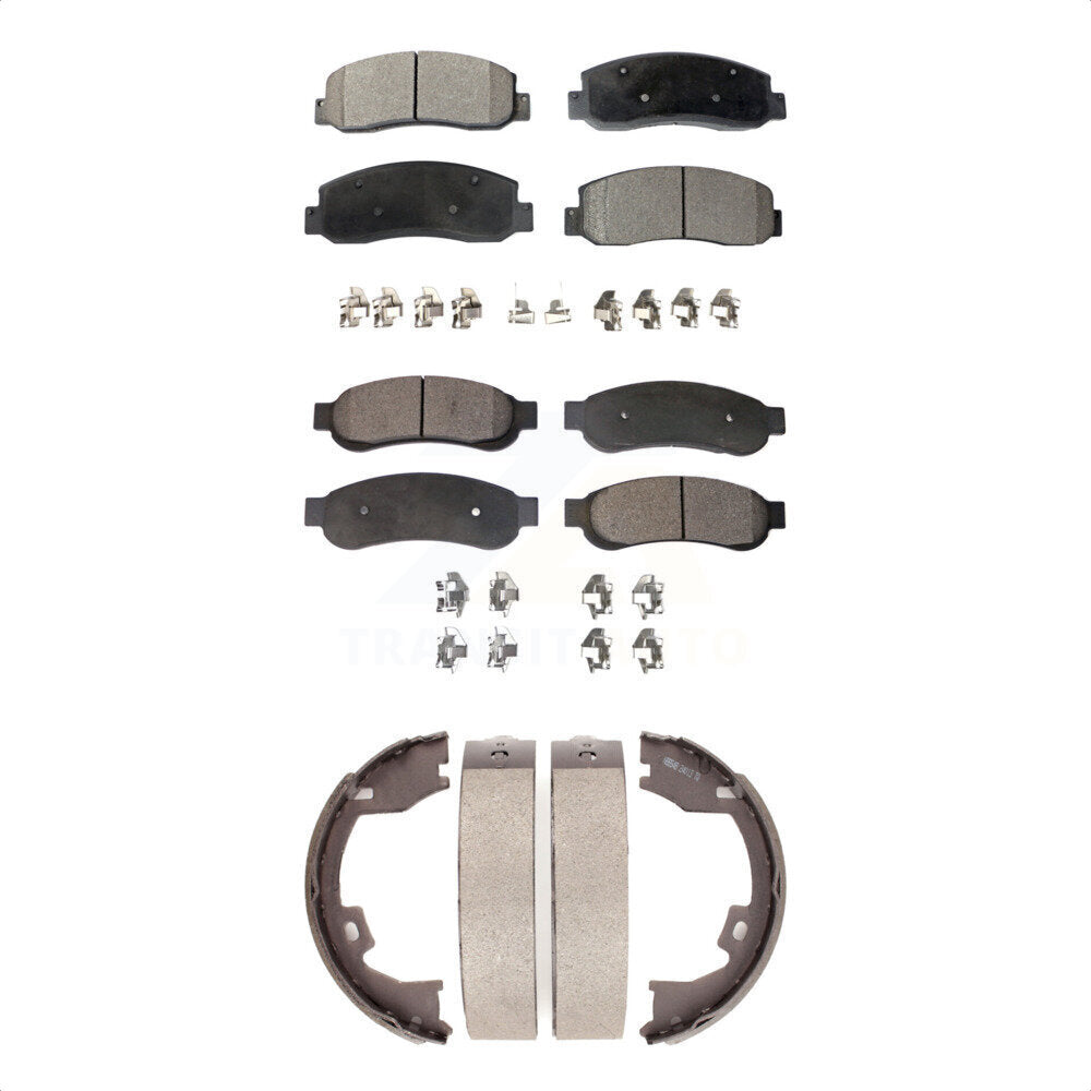 Transit Auto KFN-100715 Disc Brake Pad for 2005-2007 Ford F-350 Super Duty - Front and Rear