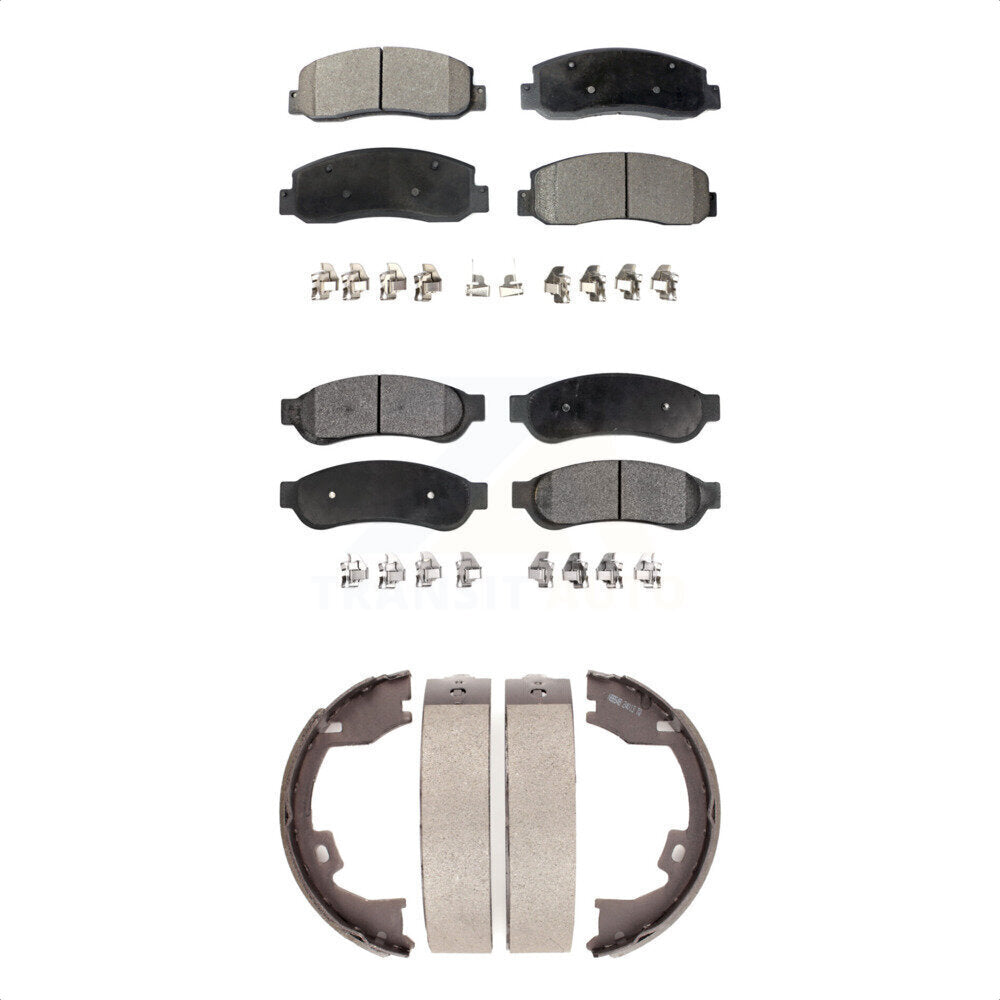 Transit Auto KFN-100716 Disc Brake Pad for 2008-2012 Ford F-450 Super Duty, Ford F-350 Super Duty, Ford F-250 Super Duty - Front and Rear