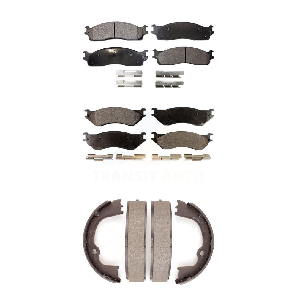 Transit Auto KFN-100717 Disc Brake Pad for 2007 Dodge Ram 1500 - Front and Rear
