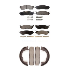 Transit Auto KFN-100717 Disc Brake Pad for 2007 Dodge Ram 1500 - Front and Rear