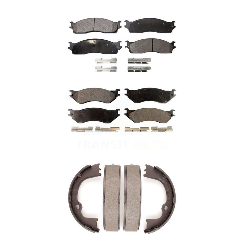 Transit Auto KFN-100717 Disc Brake Pad for 2007 Dodge Ram 1500 - Front and Rear