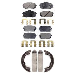 Transit Auto KFN-100718 Disc Brake Pad for 2007-2010 Kia Rondo - Front and Rear