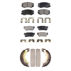 Transit Auto KFN-100719 Disc Brake Pad for 2005-2010 Hyundai Tucson, Kia Sportage - Front and Rear