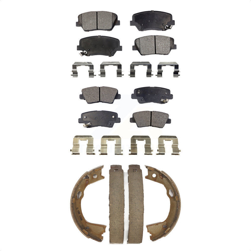 Transit Auto KFN-100720 Disc Brake Pad for 2012-2017 Hyundai Azera - Front and Rear