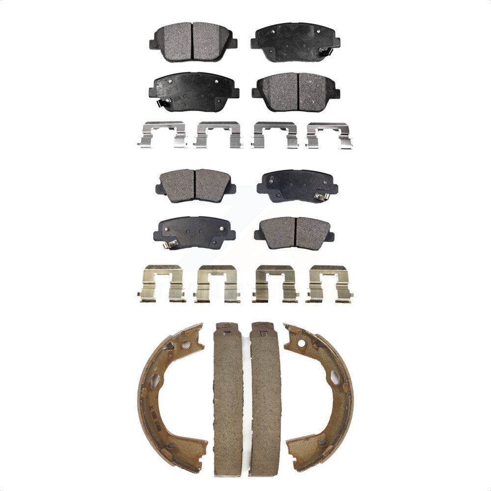 Transit Auto KFN-100722 Disc Brake Pad for 2011-2016 Kia Optima, Hyundai Sonata - Front and Rear