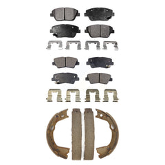 Transit Auto KFN-100722 Disc Brake Pad for 2011-2016 Kia Optima, Hyundai Sonata - Front and Rear