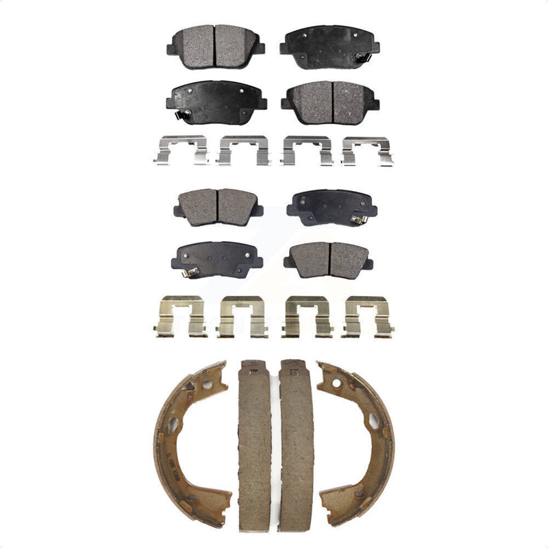 Transit Auto KFN-100722 Disc Brake Pad for 2011-2016 Kia Optima, Hyundai Sonata - Front and Rear