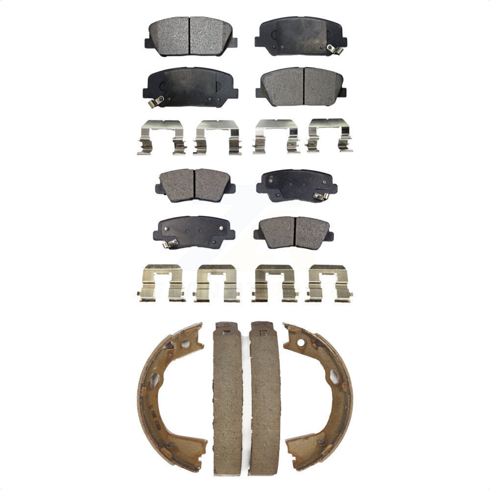 Transit Auto KFN-100723 Disc Brake Pad for 2011-2013 Kia Optima - Front and Rear
