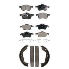 Transit Auto KFN-100729 Disc Brake Pad for 1999-2006 Volvo XC70, Volvo S80 - Front and Rear
