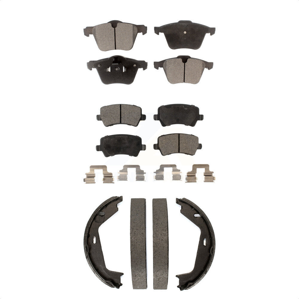 Transit Auto KFN-100731 Disc Brake Pad for 2007-2009 Volvo S80 - Front and Rear