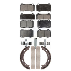 Transit Auto KFN-100733 Disc Brake Pad for 2006-2010 Jeep Grand Cherokee - Front and Rear