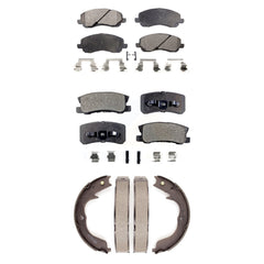 Transit Auto KFN-100734 Disc Brake Pad for 2008-2012 Mitsubishi Outlander - Front and Rear