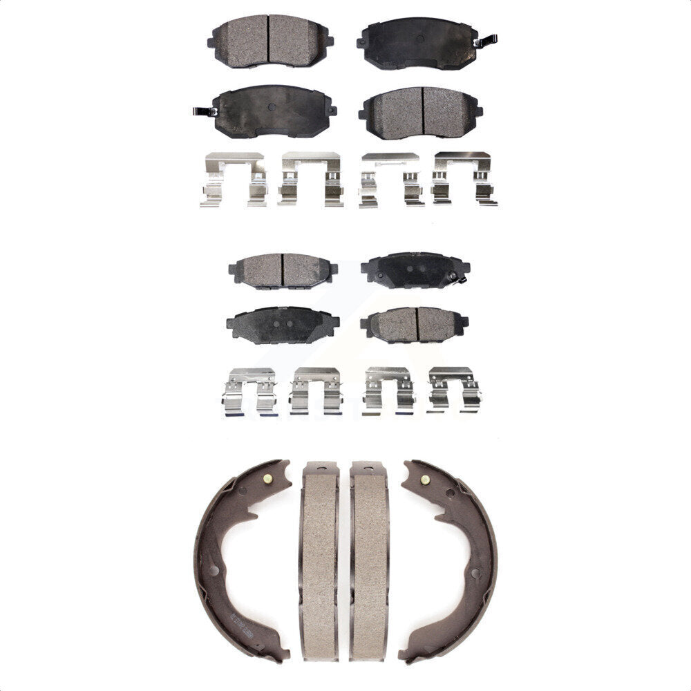 Transit Auto KFN-100736 Disc Brake Pad for 2008-2012 Subaru Legacy, Subaru Forester and More - Front and Rear