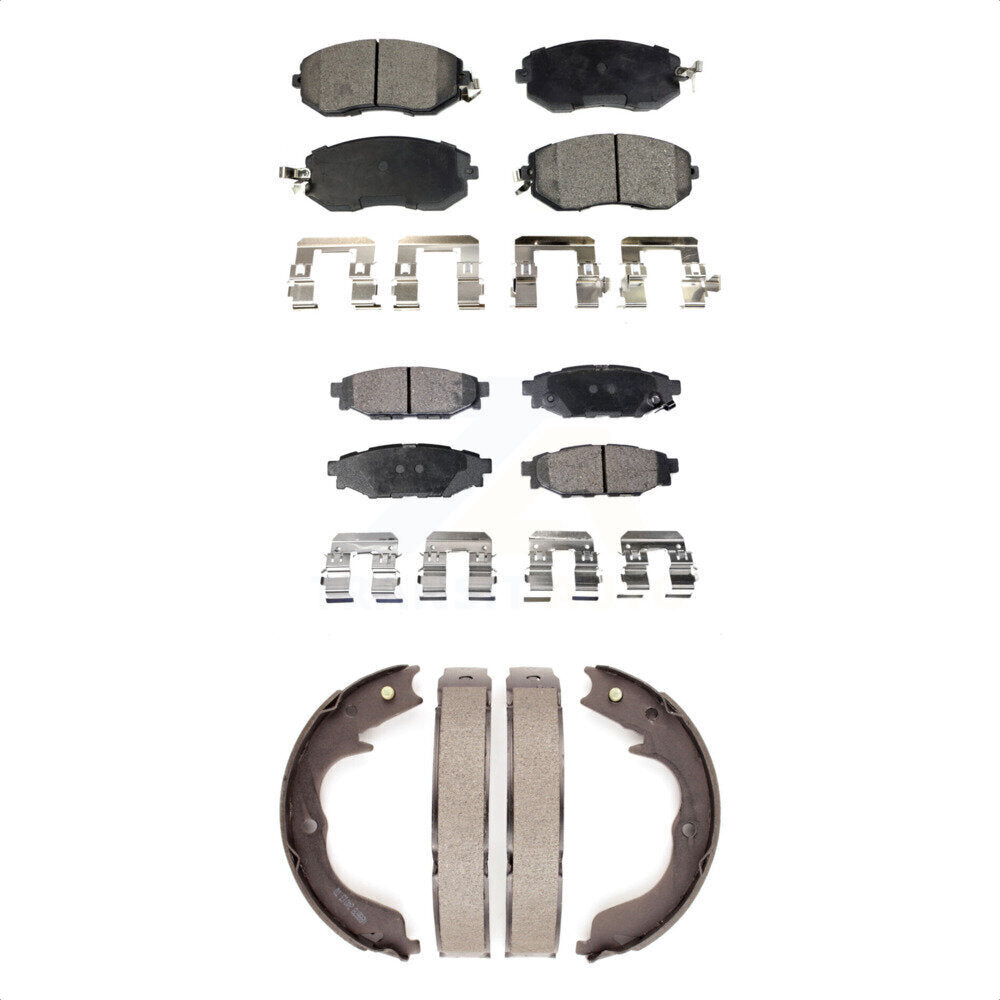 Transit Auto KFN-100737 Disc Brake Pad for 2010-2014 Subaru Impreza, Subaru Forester - Front and Rear