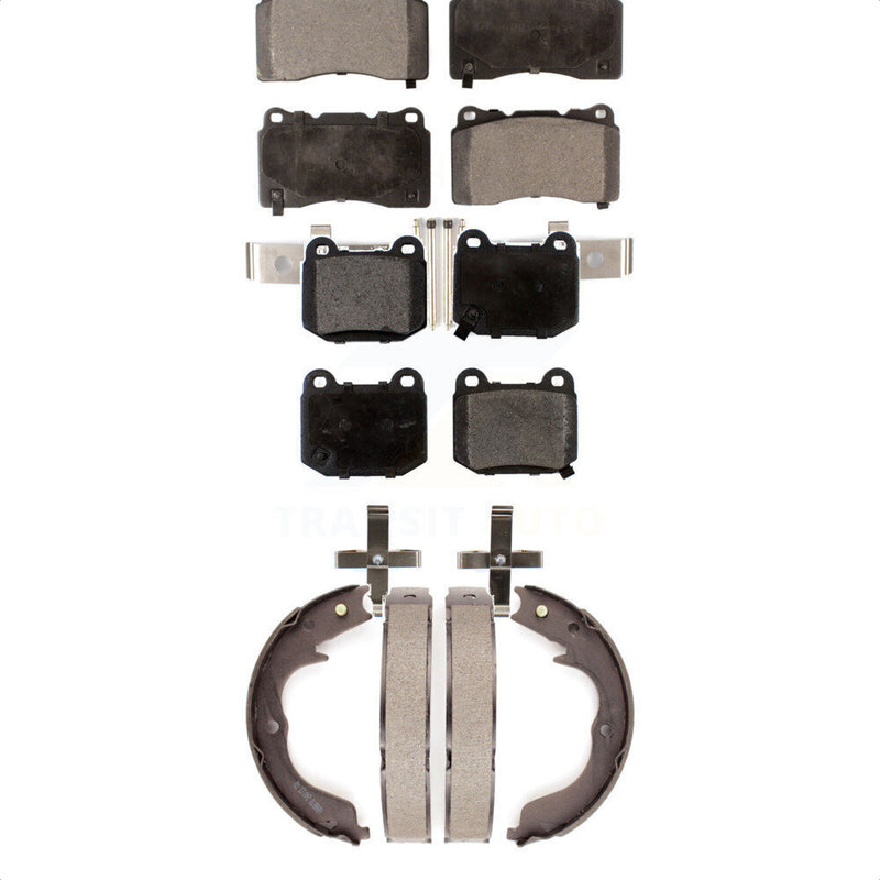Transit Auto KFN-100740 Disc Brake Pad for 2009-2014 Subaru Impreza - Front and Rear