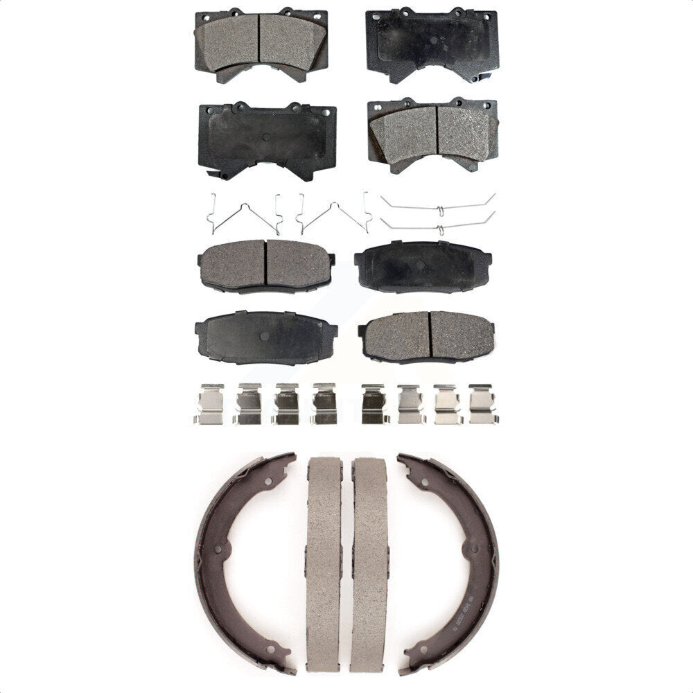 Transit Auto KFN-100742 Disc Brake Pad for 2007-2021 Lexus LX570, Toyota Land Cruiser and More - Front and Rear