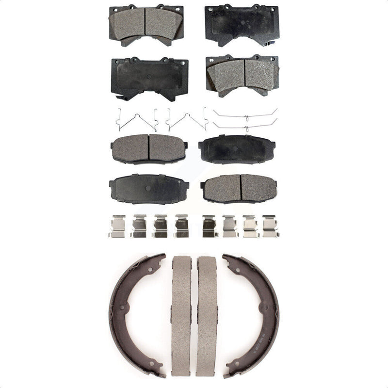 Transit Auto KFN-100742 Disc Brake Pad for 2007-2021 Lexus LX570, Toyota Land Cruiser and More - Front and Rear